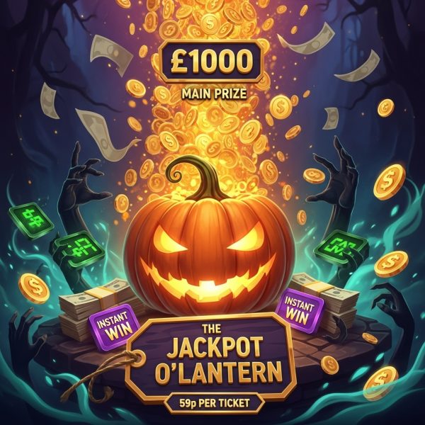 🎃 Jackpot O'Lantern 💸 | £1,000 Main Prize! ✨ | PLUS OVER £1,000 In Instant Wins! ⚡
