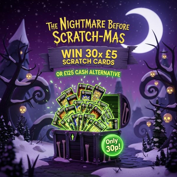 💀 The Nightmare Before Scratch-mas 🎄 | £150 Scratch Card Bundle 💳 | £360 Total Prize Pool! 🎄