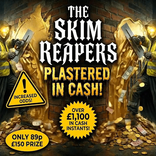 The Skim Reapers £150 End Prize, Plastered in Cash!! £1,500 Prize Pool!